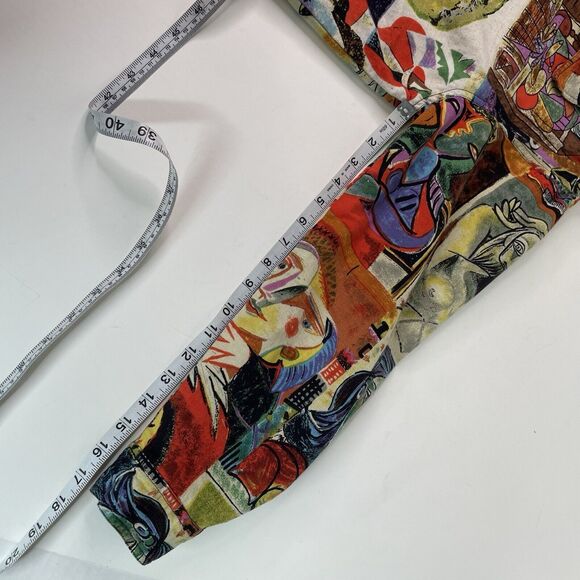 Vintage 80’s Picasso Faces Ultimate Brand Blazer Size Large Multicolored - Picture 7 of 7